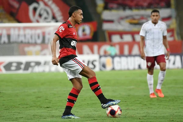Rio Janeiro Brasil Março 2021 Jogador Futebol Matheuzinho Equipe Flamengo — Fotografia de Stock