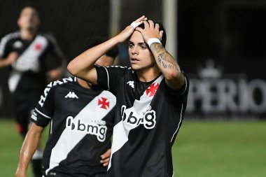 Rio de Janeiro, Brezilya, 21 Mart 2021 Vasco takımından futbolcu Gabriel Pec, Carioca şampiyonası Vasco x Botafogo maçında So Janurio stadyumunda..