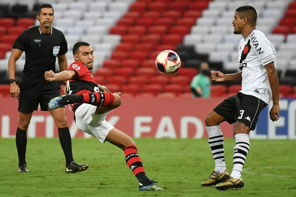 Rio Janeiro Brasilien April 2021 Fotbollsspelare Matheuzinho Från Flamengo Laget — Stockfoto