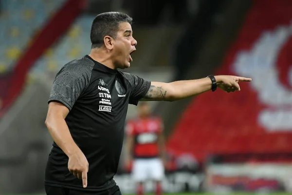 Rio Janeiro Brazilië April 2021 Voetbalcoach Marcelo Cabo Van Vasco — Stockfoto