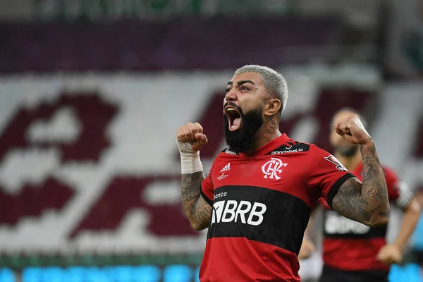 Rio Janeiro Brasil Maio 2021 Jogador Futebol Gabriel Gabigol Equipe — Fotografia de Stock