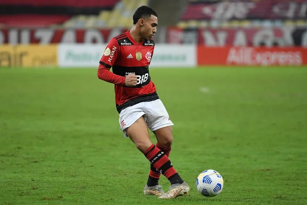 Rio Janeiro June 2019 Soccer Player Matheuzinho Flamengo Team Scores — Stock Photo, Image