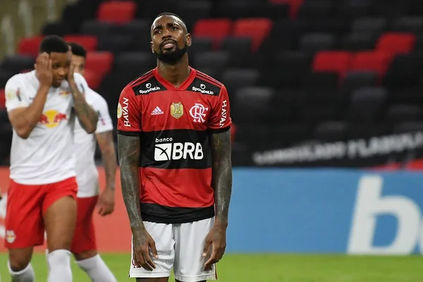 Rio Janeiro 2019 Június Gerson Flameng Csapat Focistája Flamengo Bragantino — Stock Fotó