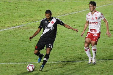 Rio de Janeiro, Brezilya, 6 Eylül 2020. Vasco x Athletico-PR maçındaki oyuncular So Janurio Stadyumu 'ndaki Brezilya Şampiyonası için.