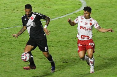 Rio de Janeiro, Brezilya, 6 Eylül 2020. Vasco x Athletico-PR maçındaki oyuncular So Janurio Stadyumu 'ndaki Brezilya Şampiyonası için.