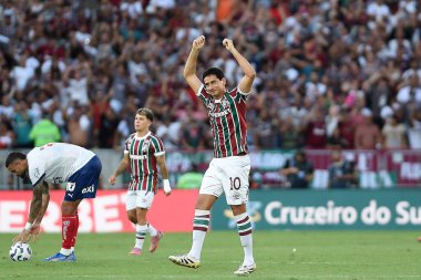 Rio de Janeiro, Brezilya, 7 Aralık 2025. Fluminense 'li futbolcu PH Ganso, Bahia ile oynanan maçta, Brezilya Şampiyonası için Maracan Stadyumu' nda.