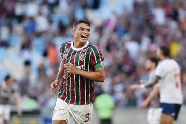 Rio de Janeiro, Brezilya, 7 Aralık 2025. Fluminense 'den Thiago Silva, Bahia ile oynanan maçta, Brezilya Şampiyonası için Maracan Stadyumu' nda.
