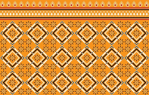 Ethnische Nahtlose Muster Hintergrund Design Für Hintergrund Vorhang Teppich Tapete — Stockvektor