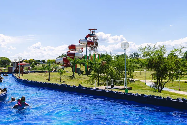 Federacion Entre Rios Argentina February 2021 Sunny Day Aquatic Park — 스톡 사진