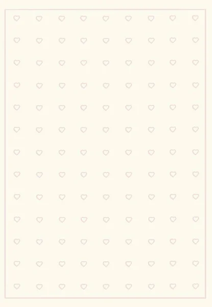 Carino layout di pagina del taccuino rosa per la decorazione del foglio nel diario notebook planner con cuori — Foto Stock