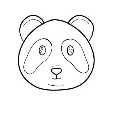 Sevimli bir hayvanla boyama kitabı. Komik basit. 