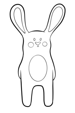 Çocukların hayal gücünün gelişimi için sevimli çocuk boyama sayfası ve çocuklar için doğruluk ve yetişkinler için dinlenme sayfası