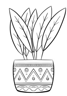 Çocukların gelişimi için basit bir boyama kitabı ve boş zamanlarında yetişkinler için rahatlama.