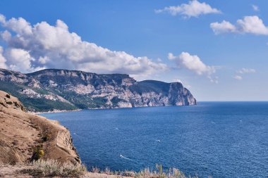 Deniz Burnu. Cape Aya manzarası, Balaklava çevresi, Sivastopol.