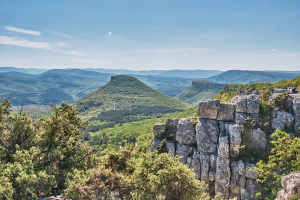 Пейзаж View Crimean Mountains Observdeck Vicinity Bakhchisarai Crimea Ukraine — стоковое фото