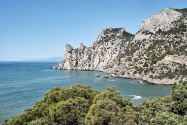 Ulusal botanik rezervi Yeni Dünya, Kırım. Deniz Burnu