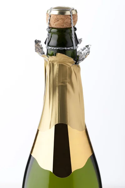 Close-up of champagne bottle head — Stock Photo, Image