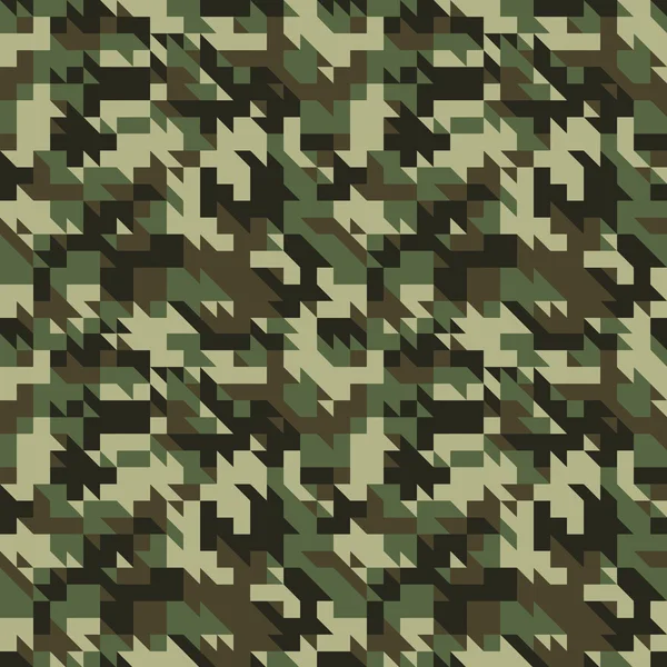 Camuflaje militar patrón sin costuras. — Vector de stock