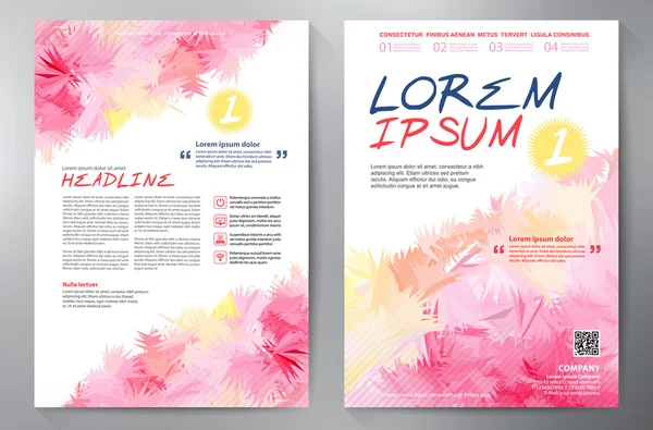 Ontwerpsjabloon a4 brochure. — Stockvector