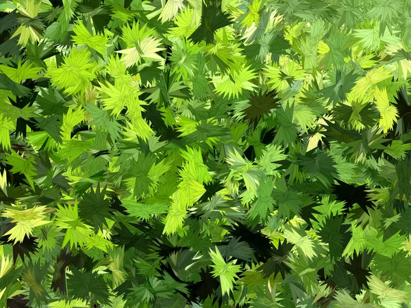 Folhas verdes padrão fundo . — Fotografia de Stock