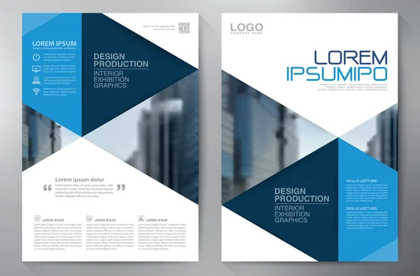 Business brochure flyer design a4 skabelon – Stock-vektor