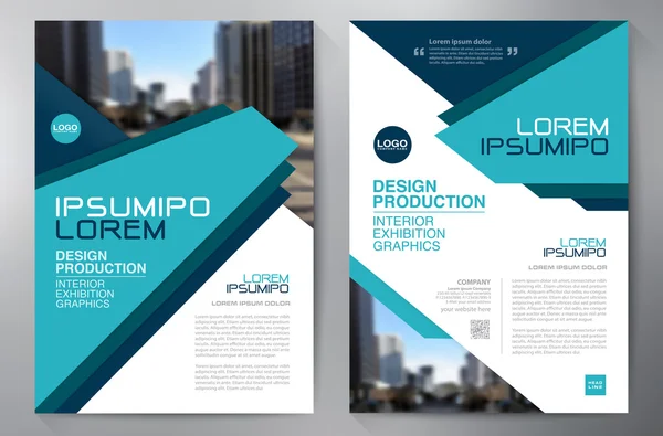 Business brochure flyer design a4 skabelon . – Stock-vektor