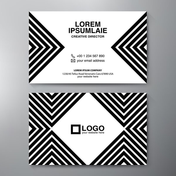 Современная визитная карточка.