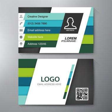 Modern Kartvizit Tasarım Şablonu.