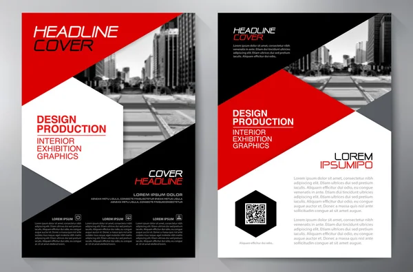 Zakelijke brochure folder-ontwerpsjabloon a4. — Stockvector