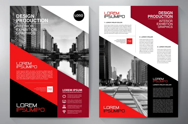 Zakelijke brochure folder-ontwerpsjabloon a4. — Stockvector