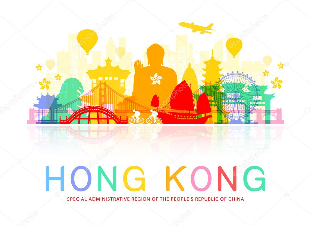 Hong Kong Travel Landmarks.