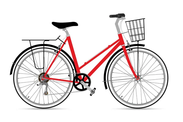 Bicicleta de engranaje fijo — Vector de stock