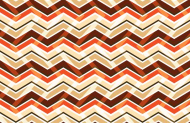 Kahverengi zig zag seamless modeli