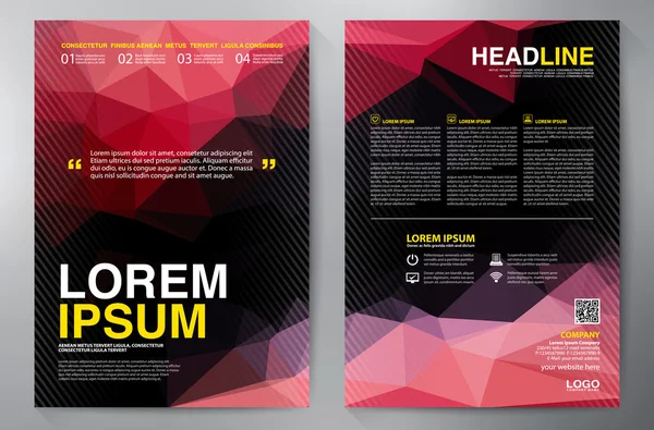 Ontwerpsjabloon a4 brochure. — Stockvector