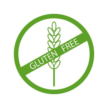 Patates kızartmasının simgesi. Hipoalerjenik ürünler pulu. Sağlıklı gıda etiketi. Hisse senedi. EPS 10.