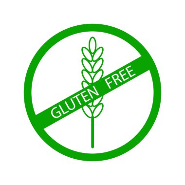 Patates kızartmasının simgesi. Hipoalerjenik ürünler pulu. Sağlıklı gıda etiketi. Hisse senedi. EPS 10.