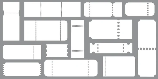 Abreißbare Blankokarten Für Papiergestaltung Gutscheinkarte Bannerwerbung Designförderung Archivbild Eps — Stockvektor
