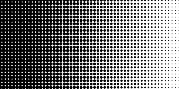 Dots black white gradient. Pop-art texture. Vector line gradient halftone. Stock image. EPS 10.