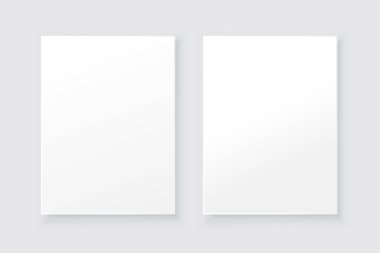 Beyaz boş çerçeve. İç modelleme. Vektör kağıt çizimi. Hisse senedi. EPS 10.