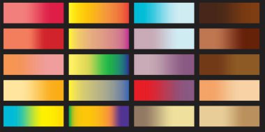 Mobil uygulama tasarımı. Moda renk arkaplanı. Vektör şablonu. Hisse senedi. EPS 10.