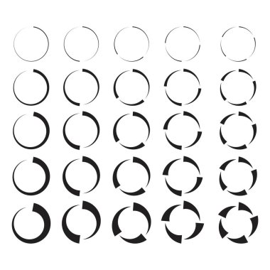 Circles arrows. Cursor icon vector illustration. Arrow icon collection. Stock Image. EPS 10.
