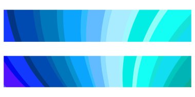 Mavi dikdörtgenler. yatay pankart. Mavi geometrik arka plan. Stok vektör görüntüsü. EPS 10.