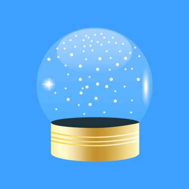 Noel balosu. Noel arkaplanı. Mavi arka plan. Tatil kış tasarımı. Vektör çizimi. Resim yükle.