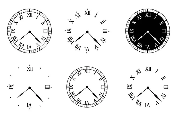 Retro Uhrwerk Uhr Symbol Pfeilvektorsymbol Zeitsymbol Illustration Uhr Zeitsymbol Vektorillustration — Stockvektor
