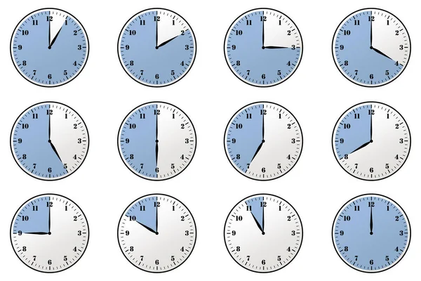 Conjunto Iconos Cronómetro Temporizador Reloj Símbolo Cronómetro Reloj Temporizador Rojo — Vector de stock