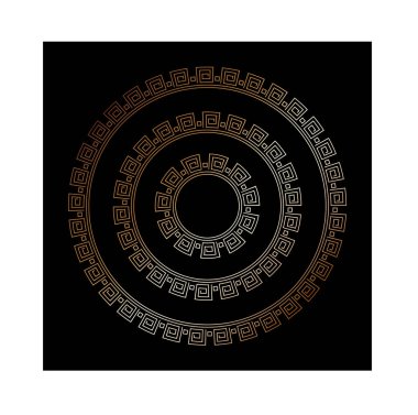 Çin geleneksel tasarımı. Devamlı çizgi sanatı. Roma desenli eski moda. Etnik model. Hisse senedi. Vektör çizimi. EPS 10.