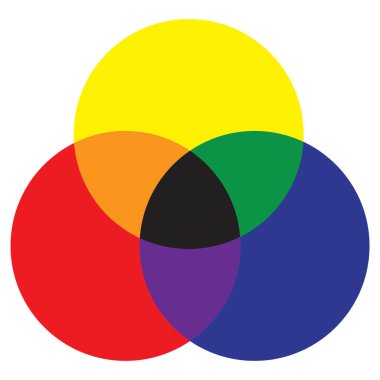 Işık arkaplanda üç daire paleti. Renkli alan arkaplanı. Vektör çizimi. Resim yükle.