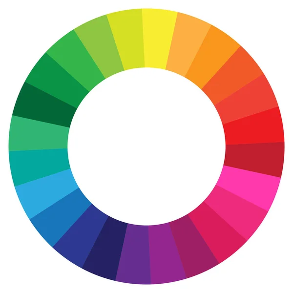 Colors spectrum. Ink painting style. Vector illustration. Stock image. — Vector de stock