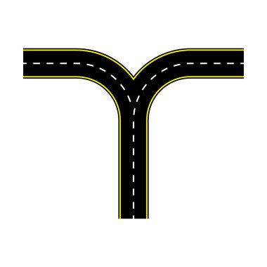 Konsept tasarım yolu. Seyahat konsepti. Çizgi vektör simgesi. Üst Manzara. Vektör çizimi. Resim yükle.