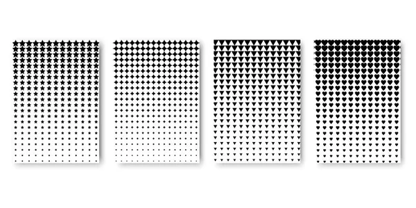 White figures black background for textile design. Dot background. Geometric texture background. Vector illustration. Stock image. — 스톡 벡터